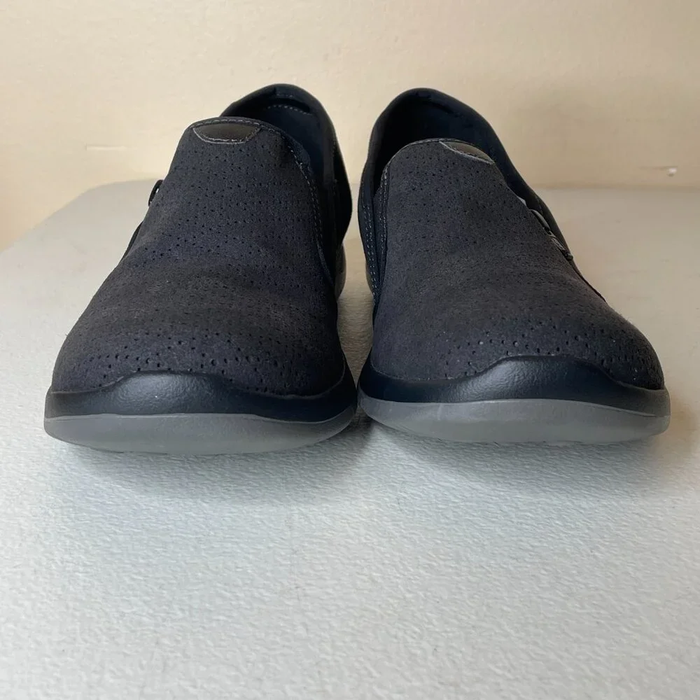 Aravon Wembly Side Zip Faux Suede Shoes Women’s Size 8.5 Narrow - Picture 5 of 16